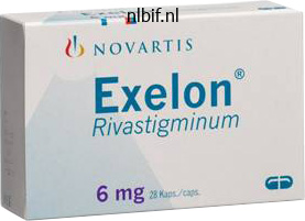 6 mg exelon with amex
