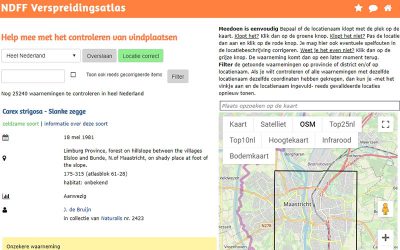 Geocoding van de Nederlandse botanische collectie van Naturalis